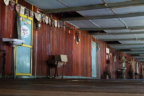 Inside a Bidayuh Salako Longhouse in Kampung Pueh, Sematan, Sarawak