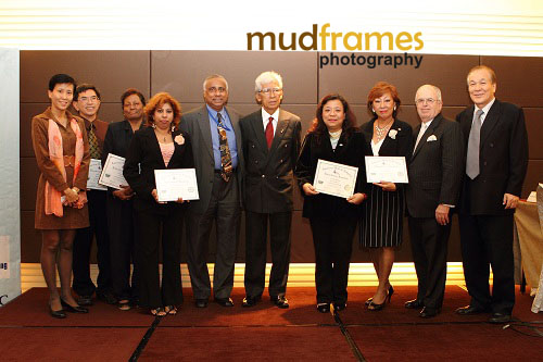 Recipients of awards during "Trends & Development of the Hospitality Industry Today" seminar