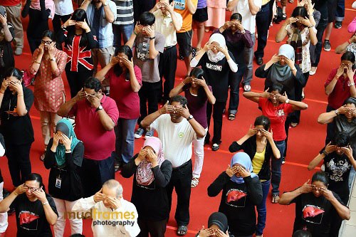 Guinness World Record Event during World Hepatitis Day 2012 main event at One Utama Shopping Mall