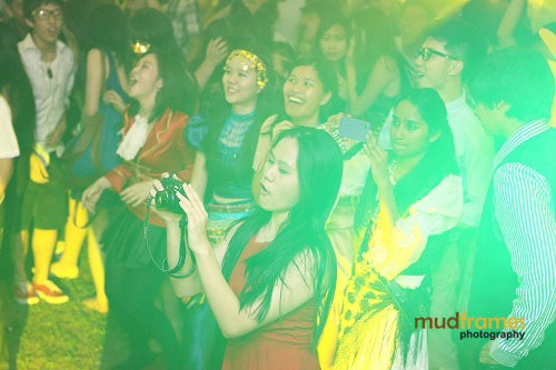 Partying at Methodist College, KL's Midsummer Masquerade 2012 Event