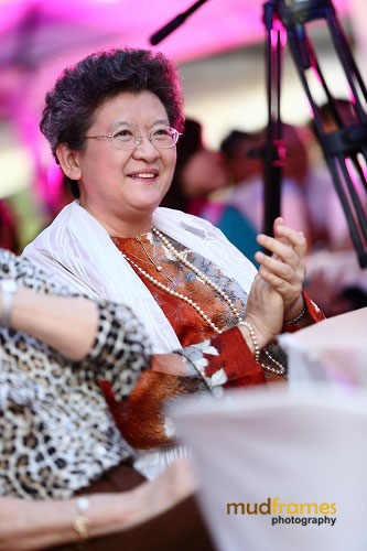 Principal of Methodist College, KL, Miss Moey Yoke Lai at Midsummer Masquerade 2012 Event