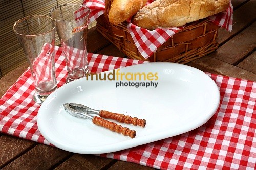 Food photography setup