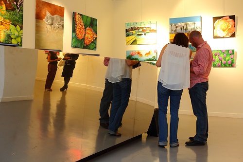 The "No Boundary" art exhibition, by The Studio @ KL at Seni Art Gallery, Mont Kiara.