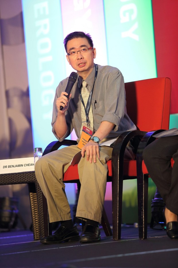 Dr Benjamin Cheah speaking during MISI 2014 live talk show