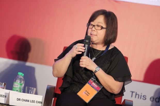 Dr Chan Lee Chin speaking during MISI 2014 live talk show