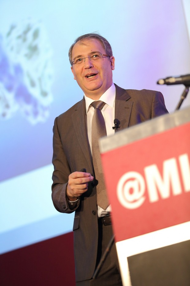 Dr Diamant Thaci speaking to audiences during MISI 2014