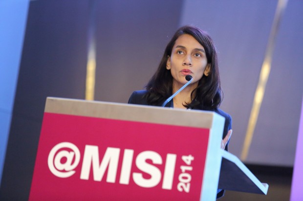 Dr Ida Hilmi speaking during MISI 2014