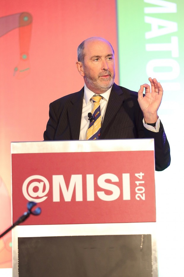 Dr Simon Roger speaking during MISI 2014