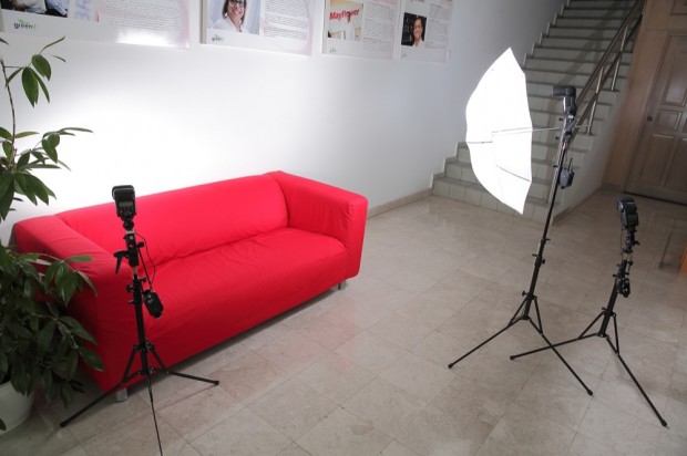 BTS: Corporate photography setup at Rentwise
