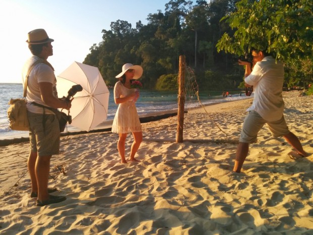 BTS: DIY pre-wedding photography at Pulau Pangkor