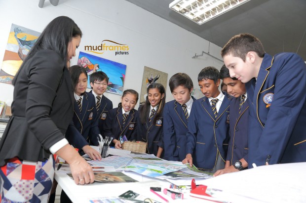 Students during art class at the British International School of Kuala Lumpur