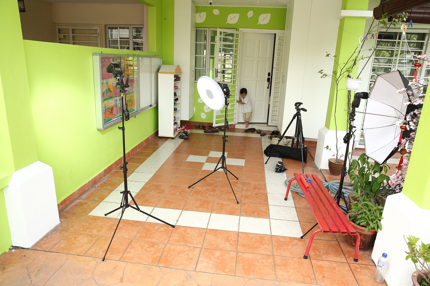 Kindergarten photography services setup