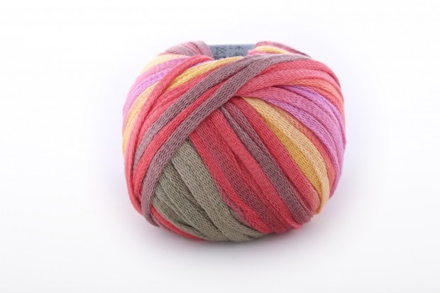 Product photography of a ball of yarn
