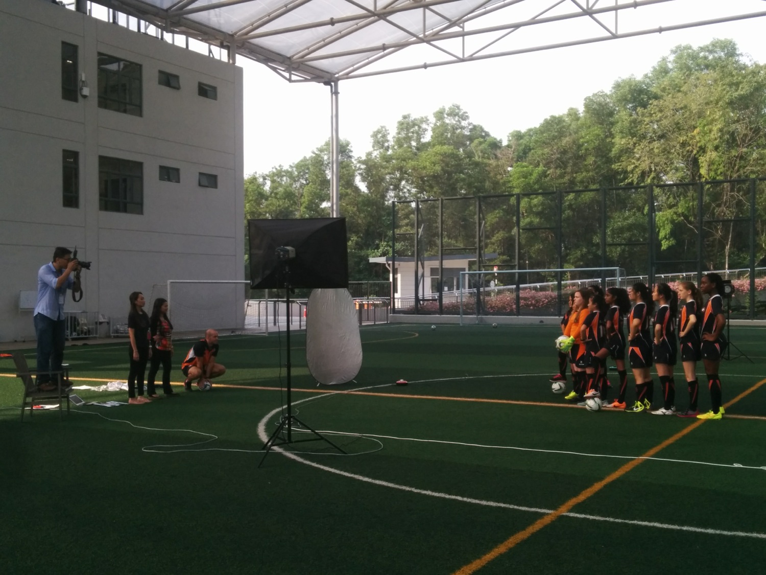 BTS: Special group pictures and lighting setup at The British School of Kuala Lumpur