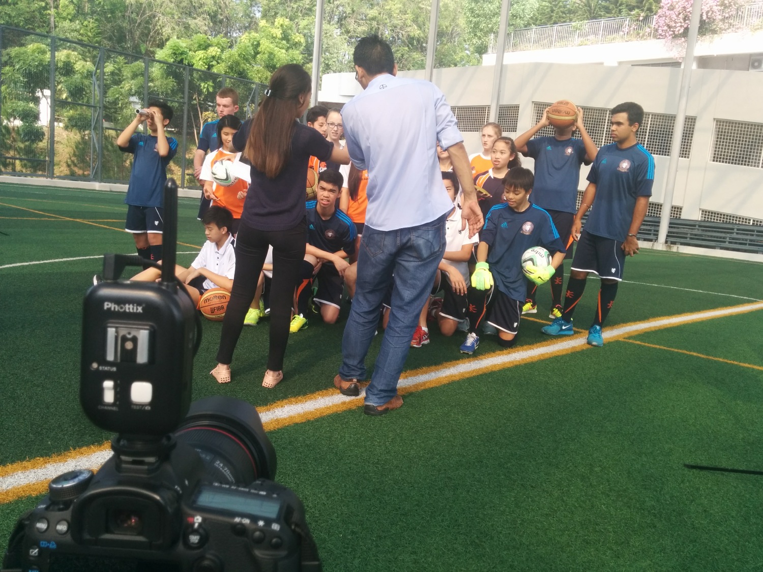 BTS: Special group pictures and lighting setup at The British School of Kuala Lumpur