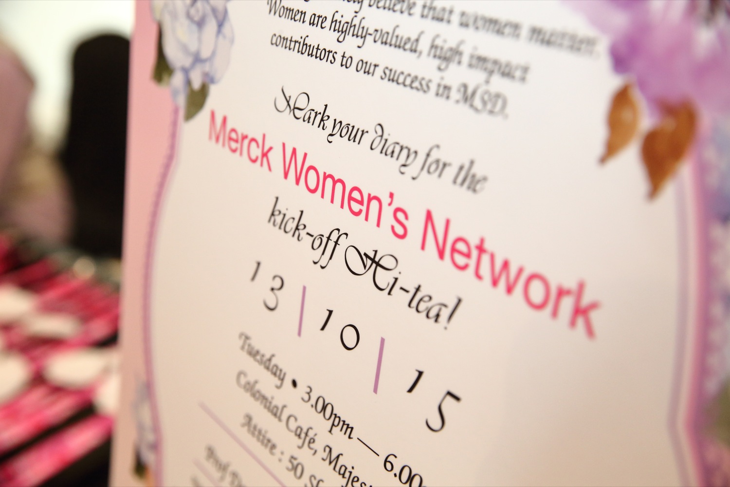 Merck Women Network event at Majestic Hotel