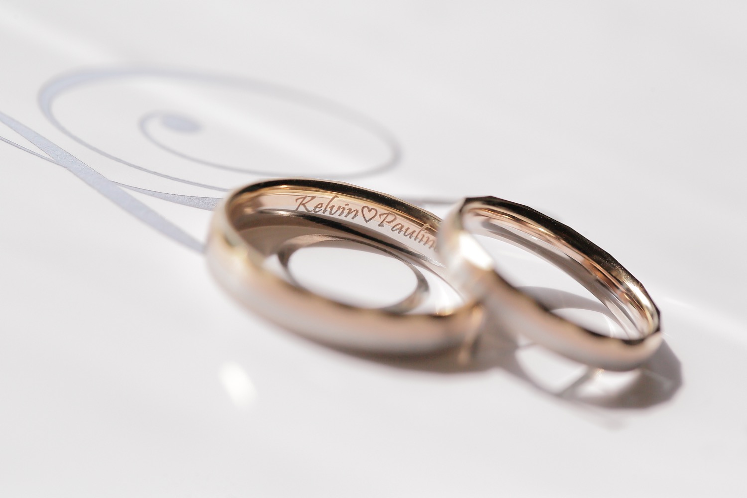 Closed-up Pre-Wedding Ring Shot