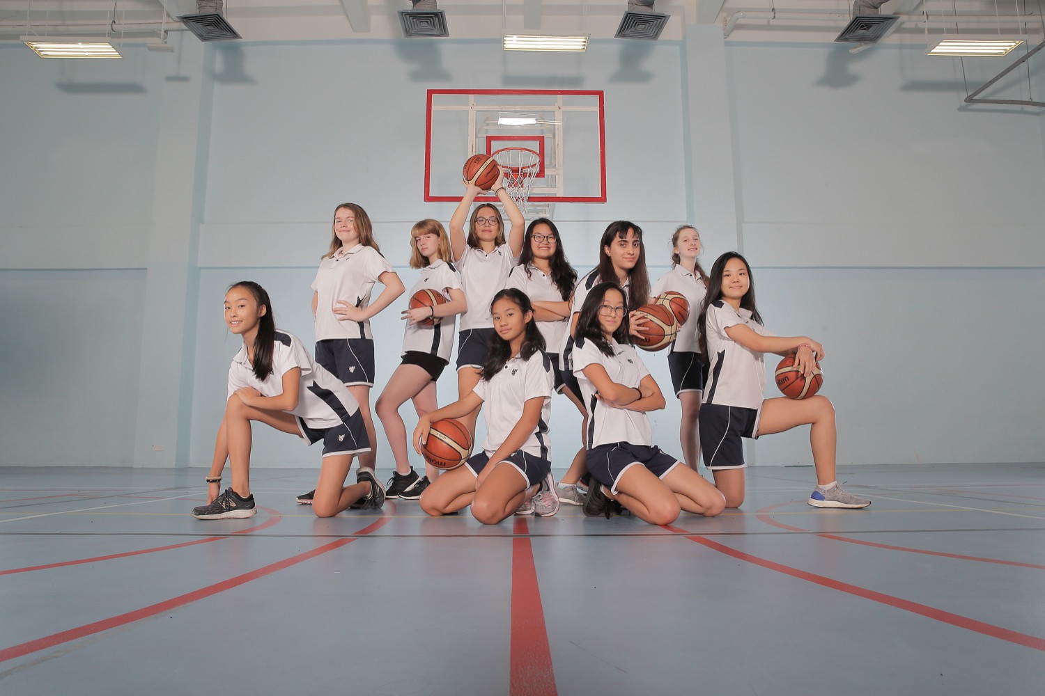 BSKL Sports Group Pose (Basketball Team)